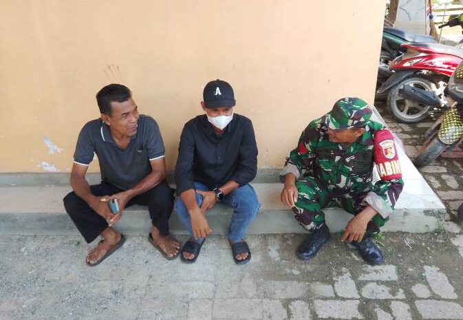  Babinsa Koramil 1311-09/Bahodopi Sambangi Warga Binaan di Desa Fatufia