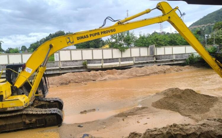  Normalisasi Sungai Aek Doras Sibolga Dimaksimalkan, Polres Sibolga Monitor di Lokasi