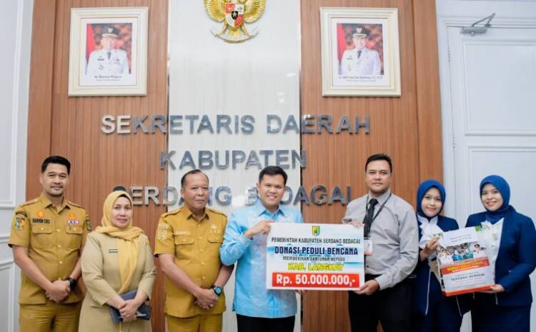  Pemkab Sergai Salurkan Bantuan untuk Korban Banjir dan Longsor di Sejumlah Daerah