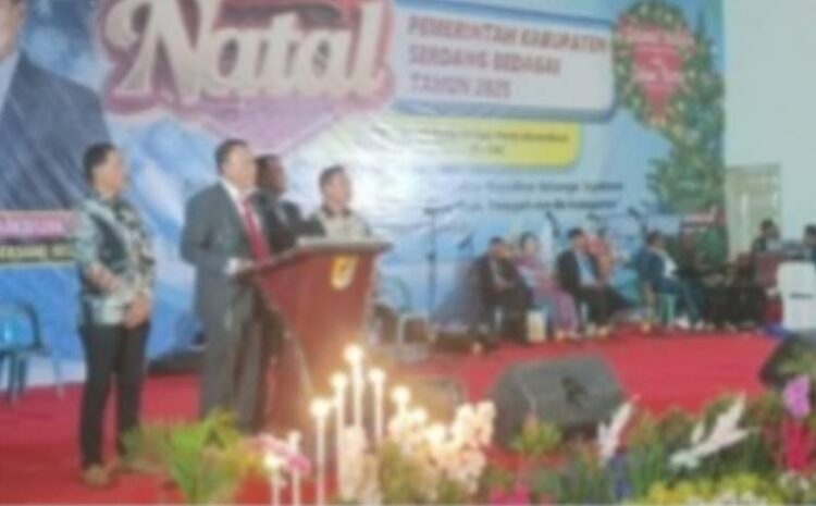  Empat Anggota DPRD Sergai Hadiri Perayaan Natal ASN di Wisma Karina