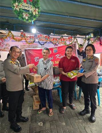  Natal Berbagi Kasih, Polda Sumut Hadirkan Harapan di Rumah Kesembuhan Sahabat Lazarus Medan