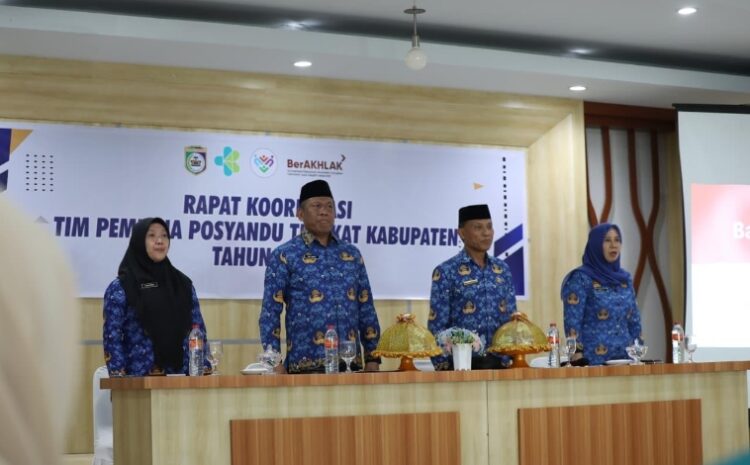  Pemkab Morowali Dorong Penguatan Posyandu Terpadu Melalui Rakor Tim Pembina