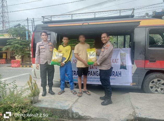  Polres Batubara Laksanakan Gerakan Pangan Murah di 5 Kecamatan