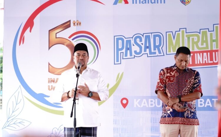  Bupati Batu Bara Tinjau Pasar Murah PT Inalum di Tiga Kecamatan