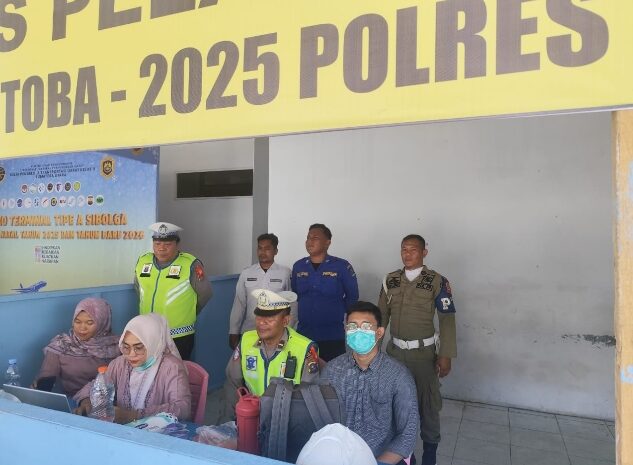  Pos Yan Terminal Bus Sibolga Laksanakan Kegiatan Ops Lilin Toba 2025, Berikan Imbauan Tertib Lalu Lintas