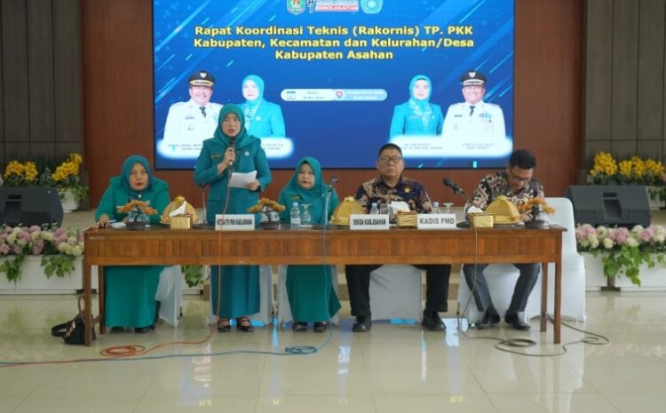  Rakornis TP PKK Kabupaten Asahan Perkuat Koordinasi dan Apresiasi Desa Berprestasi 2025