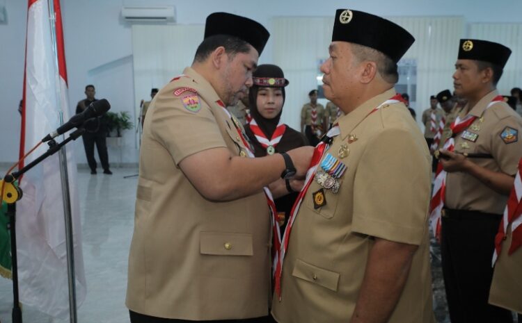  Bupati Asahan Dikukuhkan Sebagai Ketua Mabicab Pramuka Asahan Masa Bakti 2024–2029