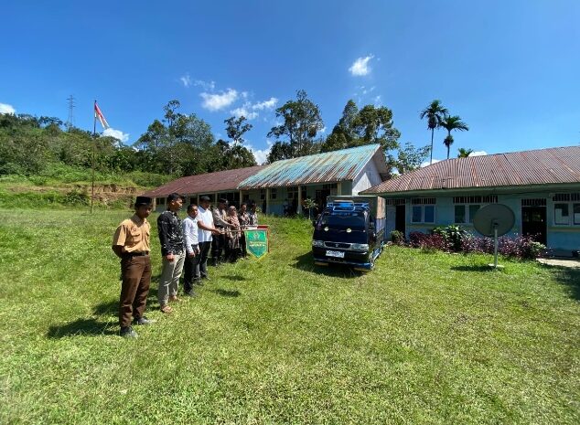  Bhabinkamtibmas Polsek Sukaramai Hadiri Pelepasan Bantuan Bencana Alam MAS Sibande Pakpak Bharat Ke Provinsi Aceh