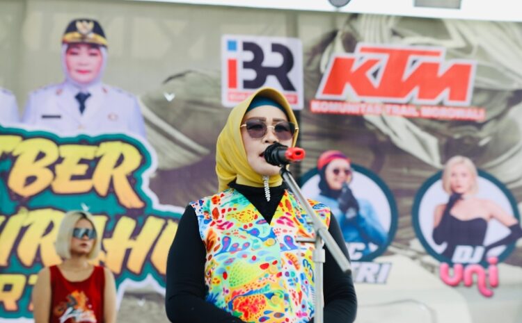  Semarak Hut Morowali Ke-26, Wabup Iriane Iliyas Lepas Peserta Latber Grastrack Silaturahmi Part II