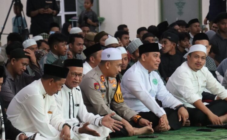  Kapolres Morowali Hadiri kegiatan Tabligh Akbar, Dzikir dan Doa Bersama di Masjid Nurul Taqwa Bahodopi