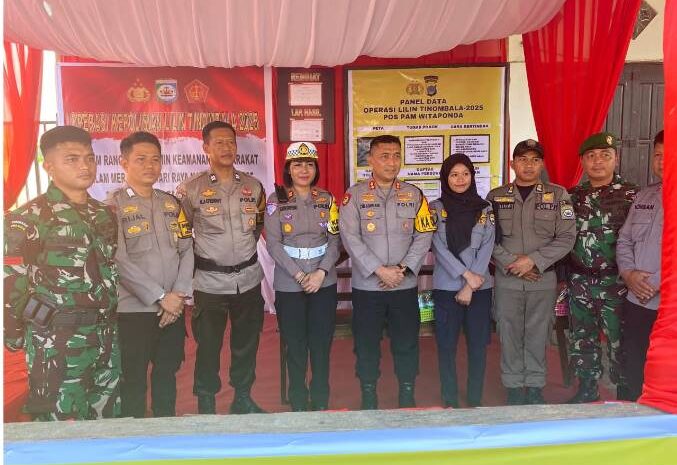  Kapolres Morowali Cek Pos Pam Operasi Lilin Tinombala 2025