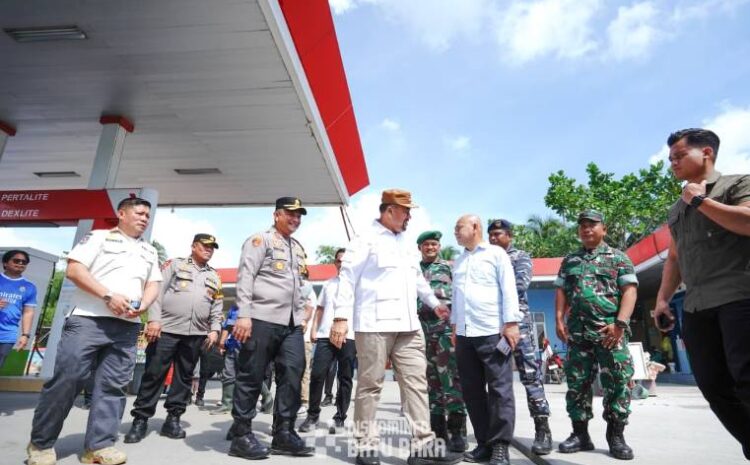  Bupati Batubara Tinjau Ketersediaan Bahan Pokok, BBM dan Elpiji Jelang Nataru