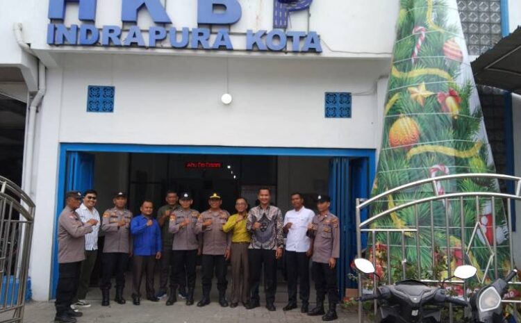  Polsek Indrapura Siap Amankan Perayaan Ibadah Natal 2025