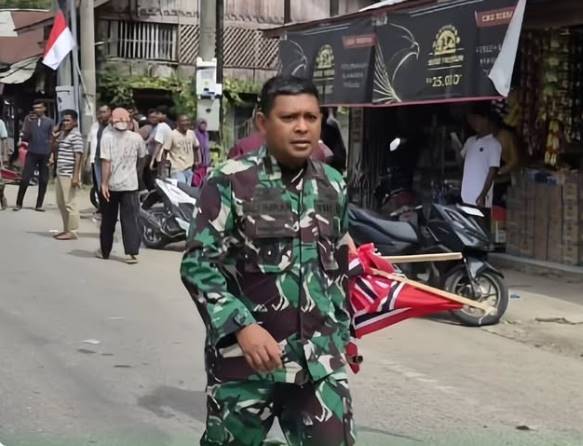  Kolonel Ali Imran Pimpin Aksi Tegas TNI, Bubarkan Massa Pembawa Bendera GAM di Lhokseumawe