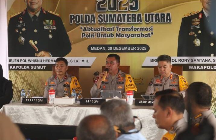  Polda Sumut Catat Lonjakan Pengungkapan Kasus Narkoba, Selamatkan Hampir 12 Juta Jiwa di 2025