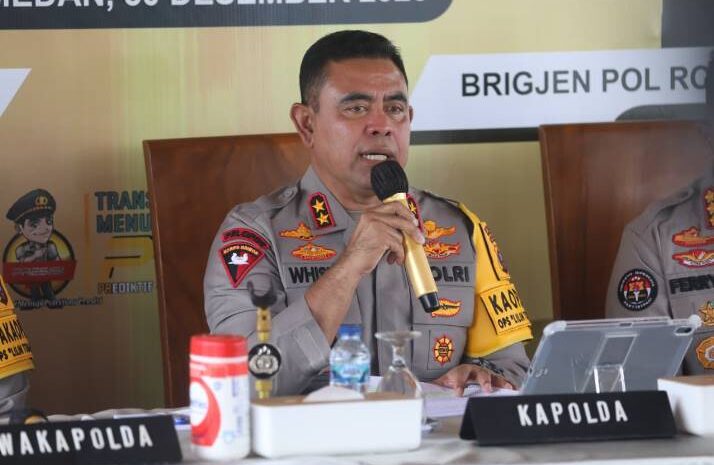  Empati di Tengah Bencana, Polda Sumut Gelar Rilis Akhir Tahun 2025 Secara Sederhana