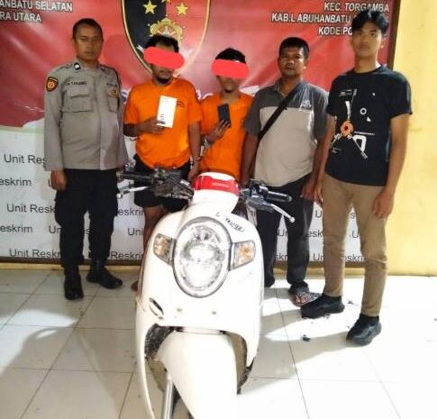 Jambret Handphone Mahasiswa di Jalinsum Cagar Alam Torgamba Dibekuk Polsek Torgamba