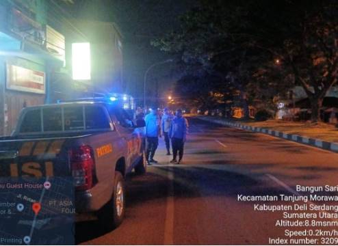  Patroli Blue Light Ditingkatkan, Polresta Deli Serdang Jaga Kondusifitas Malam Hari