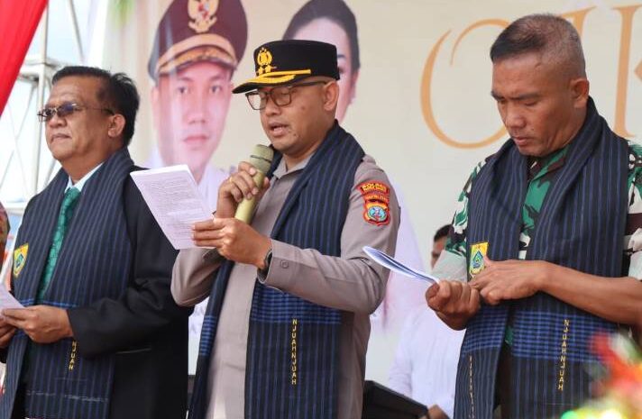  Bangun Toleransi Antar Umat Beragama, Kapolres Pakpak Bharat Hadiri Perayaan Natal Oikumene Bersama Forkompinda