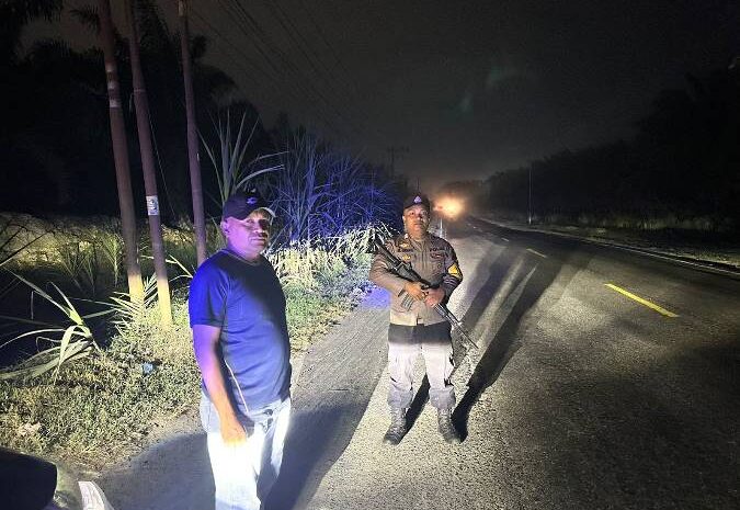  Polsek Lima Puluh Patroli Mobile Cegah Tawuran dan Geng Motor