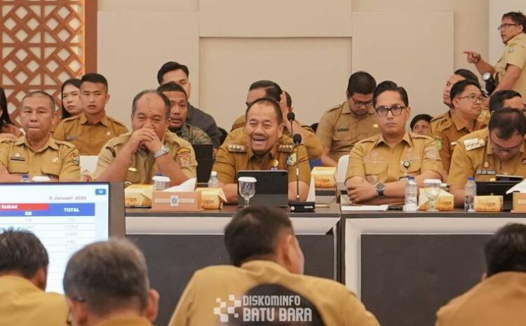  Bupati Batubara Hadiri Rakor Rehabilitasi dan Rekonstruksi Pasca Bencana, Fokus Pada Pemulihan Infrastruktur
