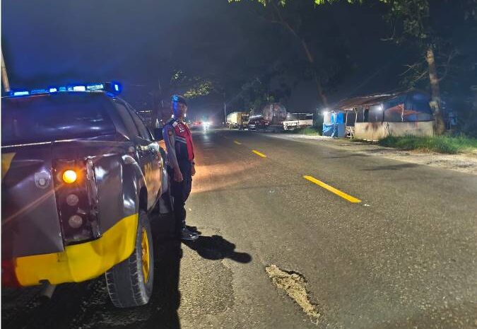  Polres Batubara Laksanakan Patroli Blue Light Antisipasi Kejahatan 3C