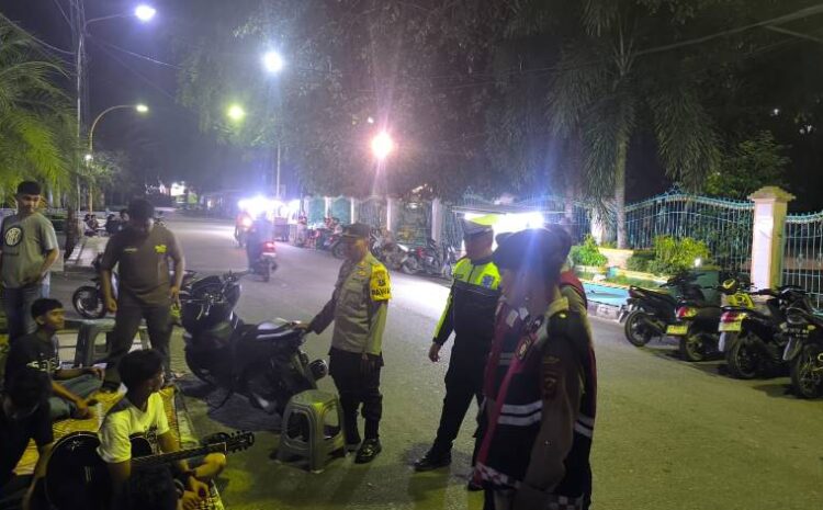  Polres Sibolga Gelar Patroli Tiga Pilar Tekan Angka Kriminalitas