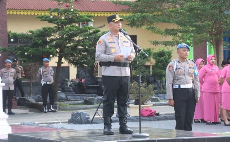  Kapolres Batubara Pimpin Upacara Sertijab PJU, Ini Daftar Pejabat yang Diserahterimakan