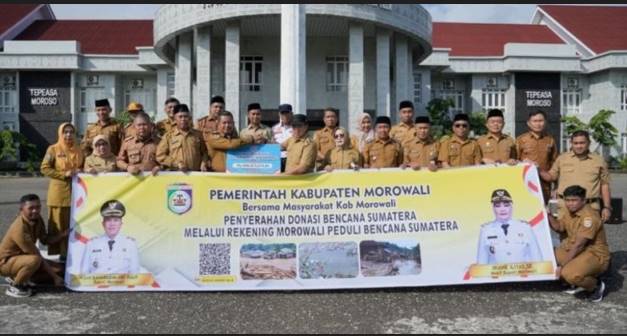  Pemkab Morowali Salurkan Donasi Rp 2,58 Miliar Untuk Korban Bencana di Sumatera dan Aceh
