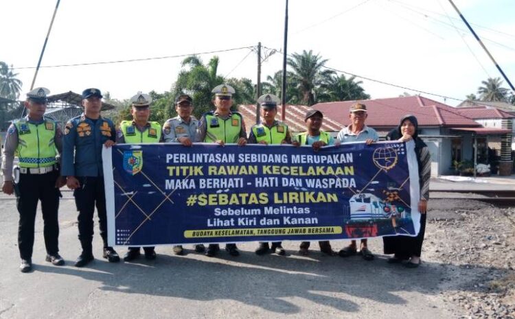  Kasat Lantas Polres Batubara Koordinasi Dengan Dishub, Pastikan Keamanan Perlintasan Kereta Api