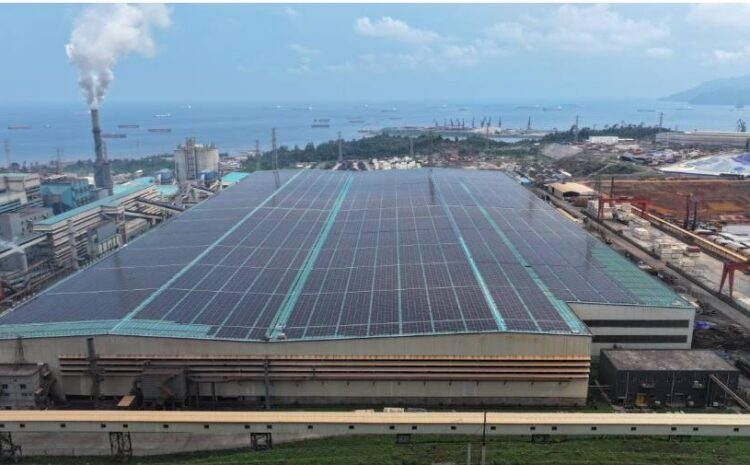  Kembangkan Energi Terbarukan, PT DSI Bangun PLTS Atap di Kawasan IMIP