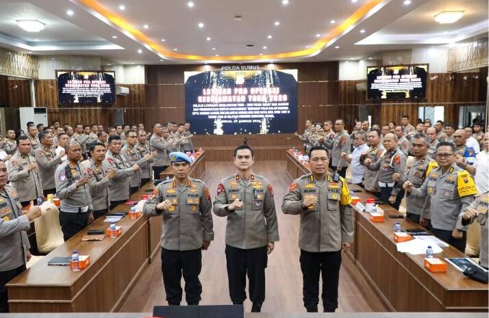  Polda Sumut Gelar Lat Pra Ops Keselamatan Toba 2026, Tekankan Profesionalisme dan Kepatuhan SOP