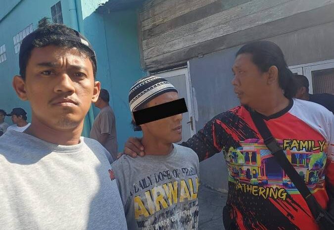  ‎‎Polsek Sunggal Tangkap Pelaku Pembacokan Penjaga Malam Dalam Waktu 1 Jam