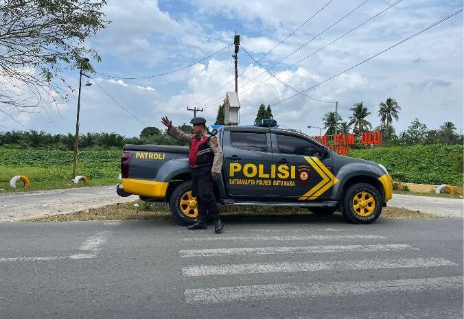  Personil Sat Samapta Polres Batubara Gelar Operasi Tingkatkan Patroli Rutin