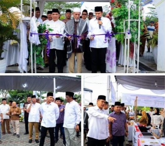  Wabup Sergai Buka Bazar Ramadan 1447 H, 60 UMKM Ramaikan Halaman Masjid Agung