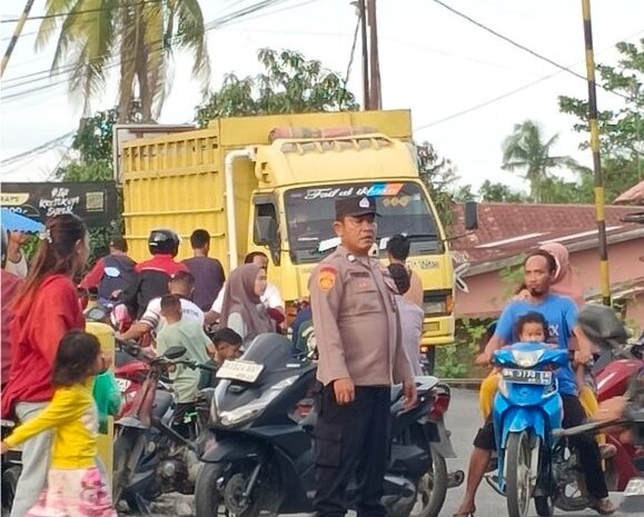  Pasar Tumpah di Medang Deras, Polres Batubara Siap Amankan