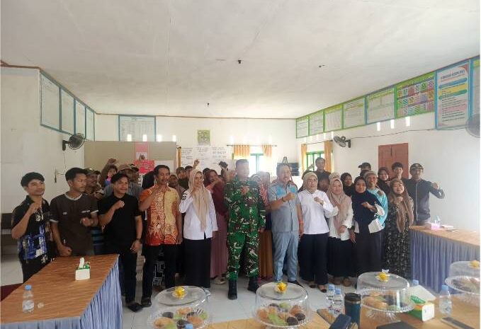  Babinsa Koramil-1311-09/Bahodopi Hadiri Rapat Sekaligus Kunjungan Dapil Anggota DPRD Komisi III Morowali di Desa Bete-Bete