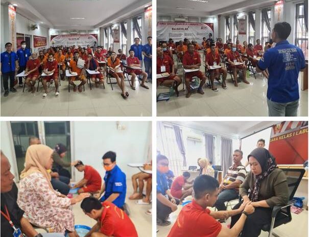  Rutan Kelas I Labuhan Deli Gelar Pelatihan Moralitas Bagi Warga Binaannya