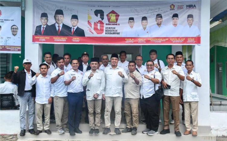  Hut Gerindra Ke-18, DPC Gerindra Batubara Laksanakan Program Sosial dan Kesehatan