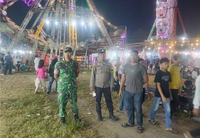  Polsek Indrapura Gelar Patroli Gabungan Antisipasi Kejahatan Jalanan dan Tekan Angka Kriminalitas