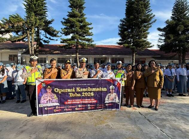  Police Go To School, Satlantas Polres Tanah Karo Sosialisasikan Ops Keselamatan Toba 2026
