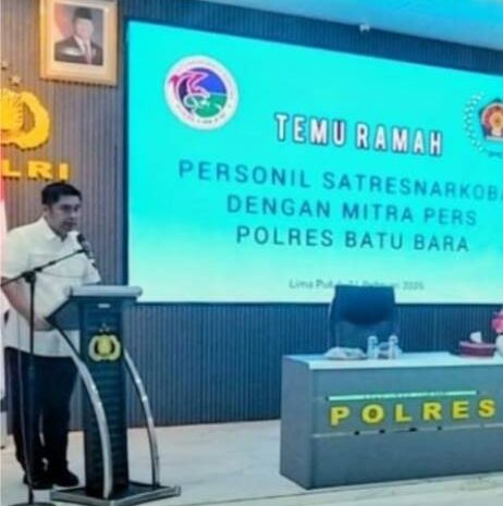  Jalin Sinergi Dengan Media, Satnarkoba Polres Batubara Ajak Dukung Pemberantasan Narkoba