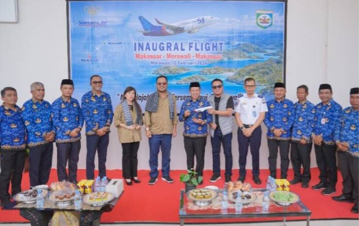  Harga Tiket Turun Jadi Rp900 Ribu Ketika Sriwijaya Air Landing Perdana di Bandara Maleo Morowali