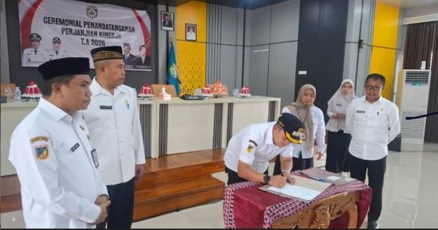  Bupati Morowali Buat Perjanjian Kinerja 2026 dan Diteken Seluruh Perangkat Daerah Menuju Pemerintahan Akuntabel