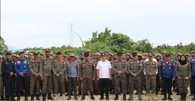  Bupati Morowali Tugaskan di 10 Kecamatan Anggota Satpol PP dan Damkar