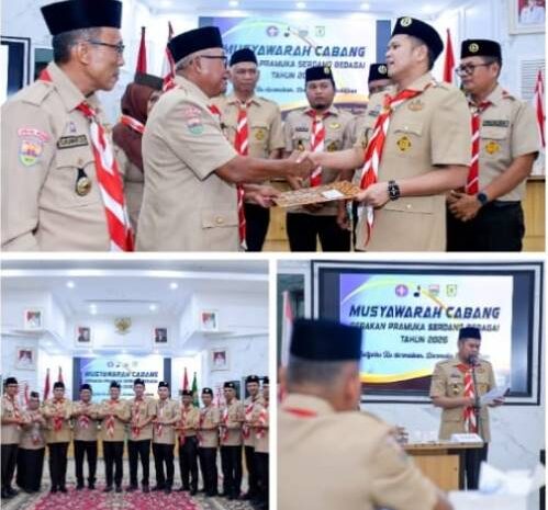  H Adlin Tambunan Pimpin Kwarcab Pramuka Sergai, Komit Perkuat Pembinaan Generasi Muda