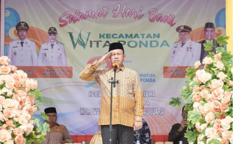  Bupati Morowali Hadiri Hari Jadi Ke-22 Kecamatan Witaponda