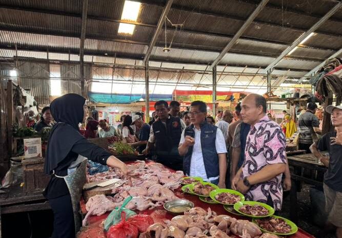  Jelang Ramadhan, Ditreskrimsus Polda Sumut Sidak Pasar di Medan