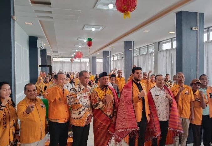  Oga Mota Hulu Kembali Pimpin Hanura Tebing Tinggi Periode 2025–2030