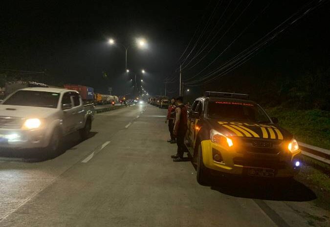  Polres Batubara Gelar Patroli Gabungan, Antisipasi Begal dan Kejahatan Jalanan